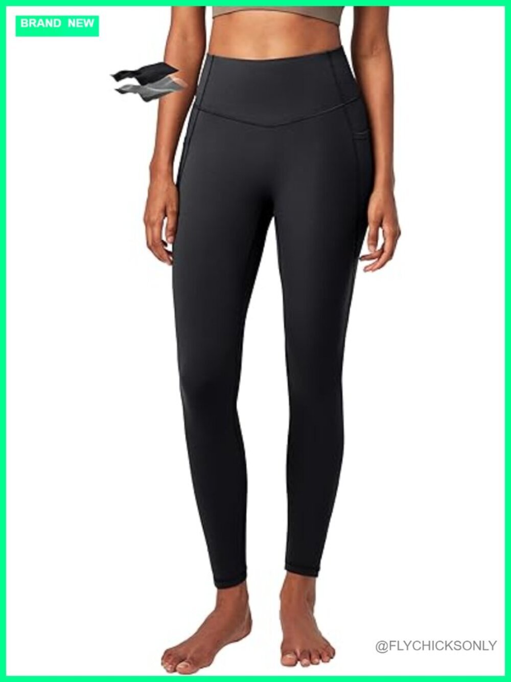 High Waist Tummy Control Compression Leggings with Pockets Yoga Pants